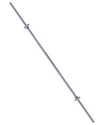 Гриф для штанги прямой BB-103 180 см, d=25 мм, металлический, с металлическими замками (1484396)