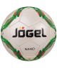 Мяч футбольный Nano JS-210, №5, белый/зеленый/красный (594514)