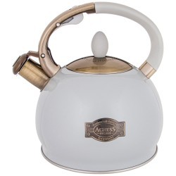 Чайник agness со свистком, серия тюдор,3,0 л термоаккумулирующее дно, индукция Agness (937-837)