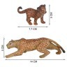 Набор фигурок животных серии "Мир диких животных": сокол, сурикат, норка, обезьяна, ящерица, антилопа, 2 леопарда (набор из 8 фигурок) (MM211-258)