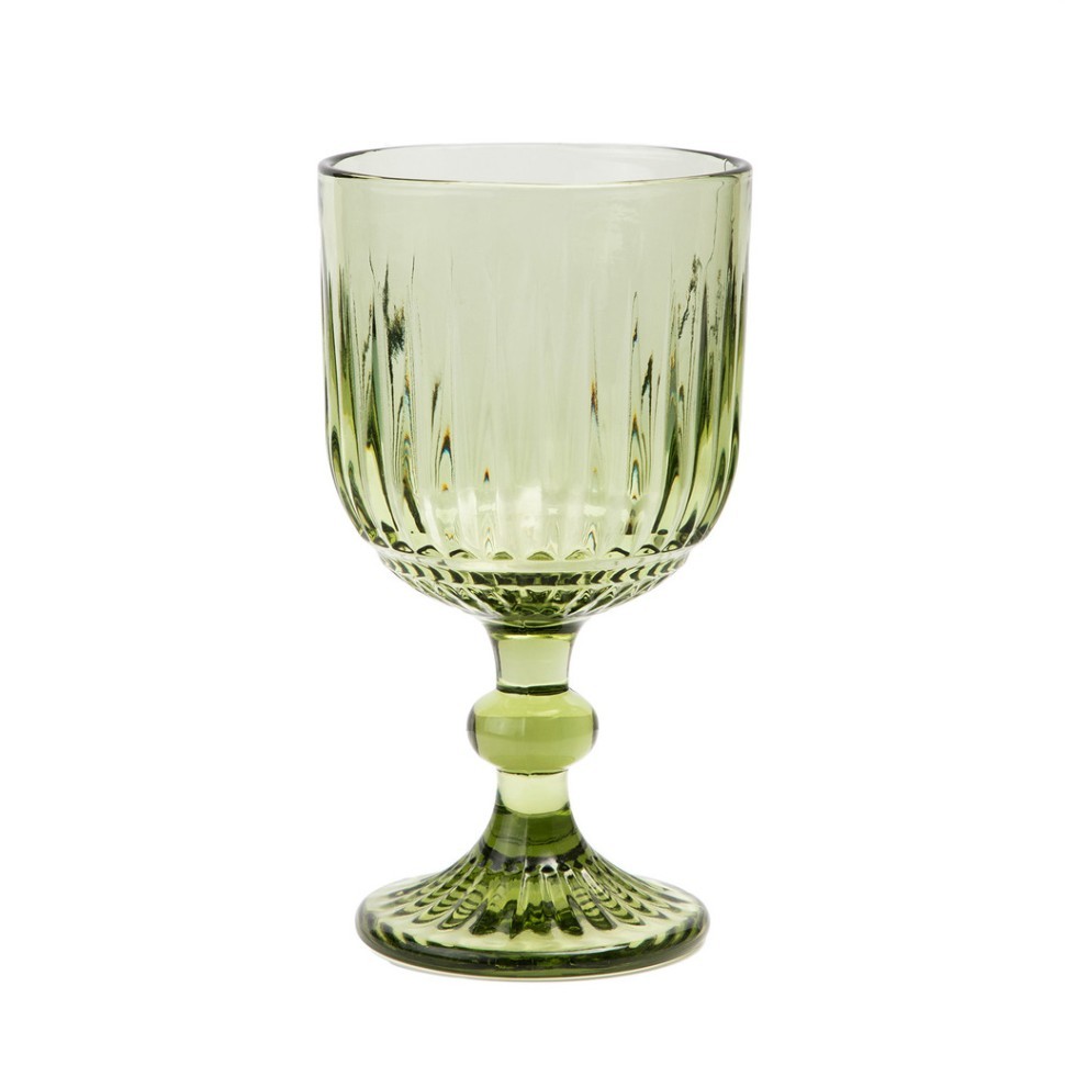 Бокал для вина"lines" green 380мл мал.уп.=6шт Lefard (781-339)