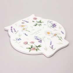 Подставка под горячее agness "flower story" 16*16*1 см Agness (358-2189)