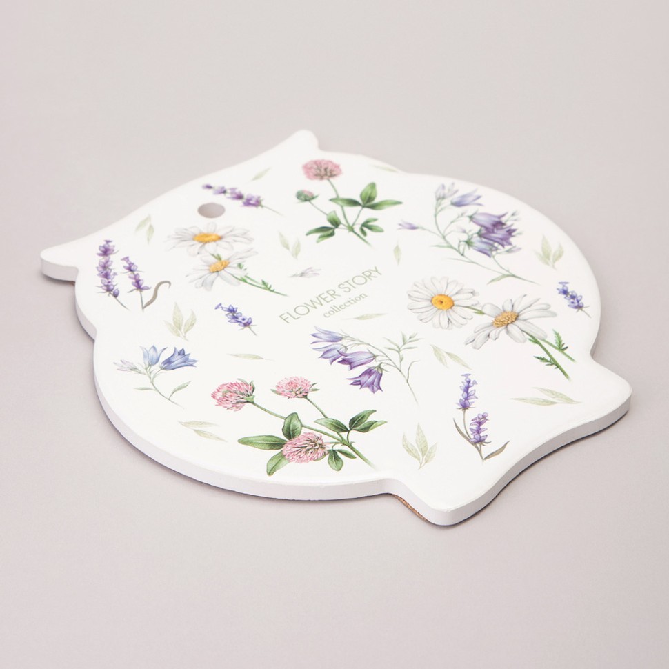 Подставка под горячее agness "flower story" 16*16*1 см Agness (358-2189)
