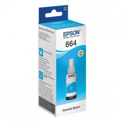 Чернила EPSON 664 T6642 для СНПЧ Epson L100/L110/L200/L210/L300/L456/L550 голубые 360973 (1) (93420)