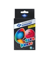 Мяч для настольного тенниса Colour Popps Poly, 6 шт. (825638)