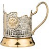 Набор никелированный с ч/п  "георгий победоносец" с хрустальным стаканом Кольчугинский Мельхиор (386-1036)