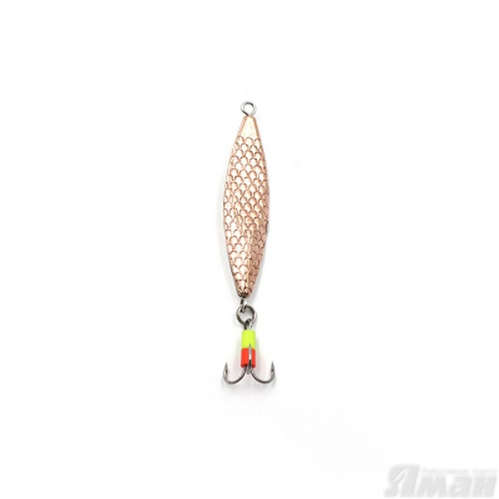 Блесна зимняя ЯМАН Листок, 40 мм, 5,4 г, цвет никель/медь Я-БВ84 (67773)