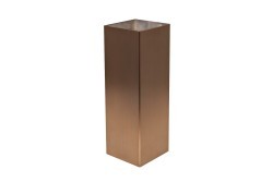 Ваза нерж.ст/мат.бронза 10*10*30см (TT-00015518)