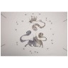 Скатерть круглая "котики" d185см ,белый, 100% хлопок,твил SANTALINO (850-715-24)