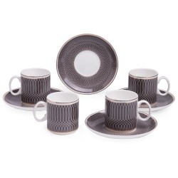 Кофейный набор lefard  "infinity" на 4 пер. 8 пр. 120 мл Lefard (440-312)