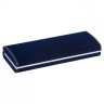 Ручка подарочная шариковая Galant Olympic Chrome корпус хром с черным синяя 140614 (1) (90781)
