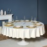 Скатерть  d220 cm круглая, "феерия. золото", цвет: бежевый, tm lefard, полиэстер 100% Lefard (986-003-26)