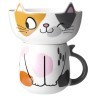 Набор для завтрака lefard "cat", 2 пр.: салатник 500мл, кружка 450мл Lefard (260-1081)
