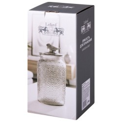 Емкость для хранения garden grey 1300 мл Lefard (172-186) Емкость для хранения garden grey 1300 мл Lefard (172-186)