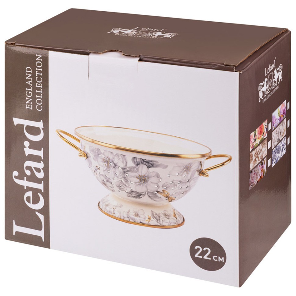 Дуршлаг lefard эмалированный, серия винтаж, 22*13 см Lefard (950-712)