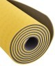 БЕЗ УПАКОВКИ Коврик для йоги и фитнеса FM-201, TPE, 173x61x0,7 см, желтый/серый (2104334)