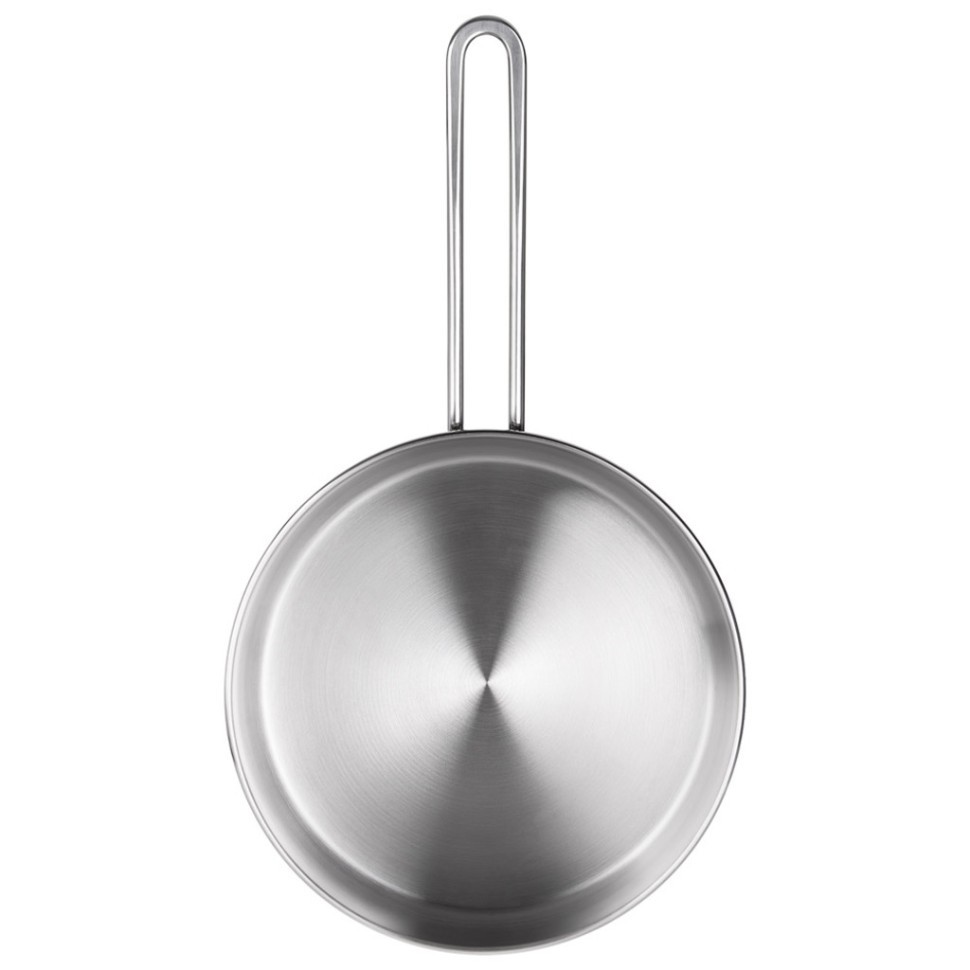 Сковорода agness professional 22х6 см, 2,1 л высококачественная нерж сталь 18/10 индукционное дно Agness (914-317)