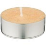 Набор ароматических стеариновых свечей из 4 шт. vanilla диметр 6 см высота 2 см Adpal (348-666)