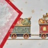 Дорожка на стол "щелкунчик", 45х145см, красный, 100% хлопок,твил Lefard (850-762-3)