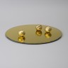 Блюдо сервировочное "golden mirror" 30 см Agness (357-256)