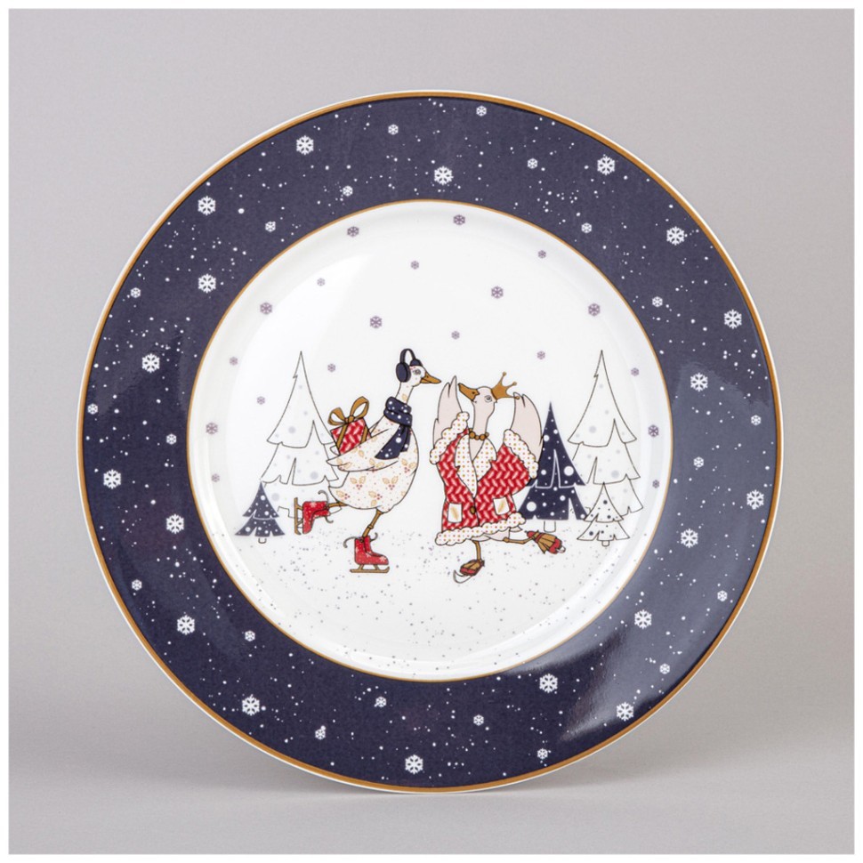 Тарелка обеденная lefard "family christmas" 25 см Lefard (425-117)