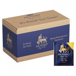 Чай RICHARD Royal Ceylon черный цейлонский 200 пакетиков в конвертах по 2 г 100182 622181 (1) (96088)