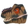 Тираннозавр (Тирекс) серии "Мир динозавров" - Игрушка на руку, генератор мыльных пузырей, коричневый (MM219-368)