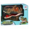 Тираннозавр (Тирекс) серии "Мир динозавров" - Игрушка на руку, генератор мыльных пузырей, коричневый (MM219-368)