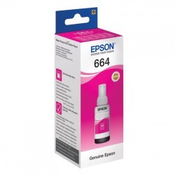 Чернила EPSON 664 T6643 для СНПЧ Epson L100/L110/L200/L210/L300/L456/L550 пурпурные 360974 (1) (93421)