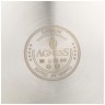 Кастрюля agness "феерия" стеклянная крышка, индукция, нерж.сталь,  4,6 л 22х12 см Agness (916-325)