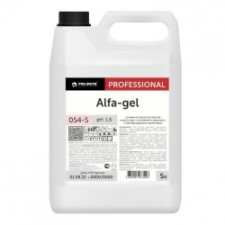 Средство для уборки санитарных помещений 5 л PRO-BRITE ALFA-GEL концентрат гель 605297 (1) (91167)