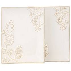 Набор блюд сервировочных коллекция "pine cones", 2 шт. / 20,2*16*2 см Bronco (230-515)