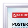 Рамка настенная для рекламы 297х420 мм алюминиевая Brauberg 232204 (1) (90858)