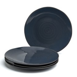 Набор тарелок обеденных bronco "concept" 4 шт. 27,5 см синий Bronco (576-1011)