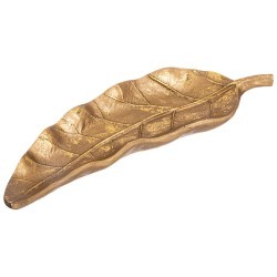 Изделие декоративное "лист", цвет: бронза, 50*17*6 см Lefard (169-816)