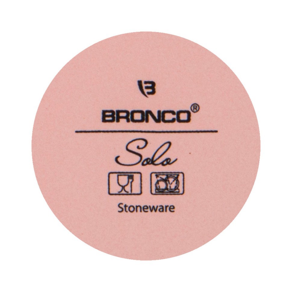 Тарелка обеденная bronco "solo" 26,5 см пудровая (577-149) 