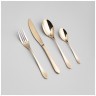 Набор столовых приборов senso agness 16 пр., сталь 18/10, пвд покрытие, цвет: шампань Agness (1000-017)