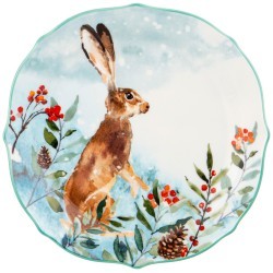 Тарелка закусочная lefard "лесная сказка" заяц 20,5 см Lefard (409-158)