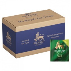 Чай RICHARD Royal Green зеленый 200 пакетиков в конвертах по 2 г 100183 622182 (1) (96089)