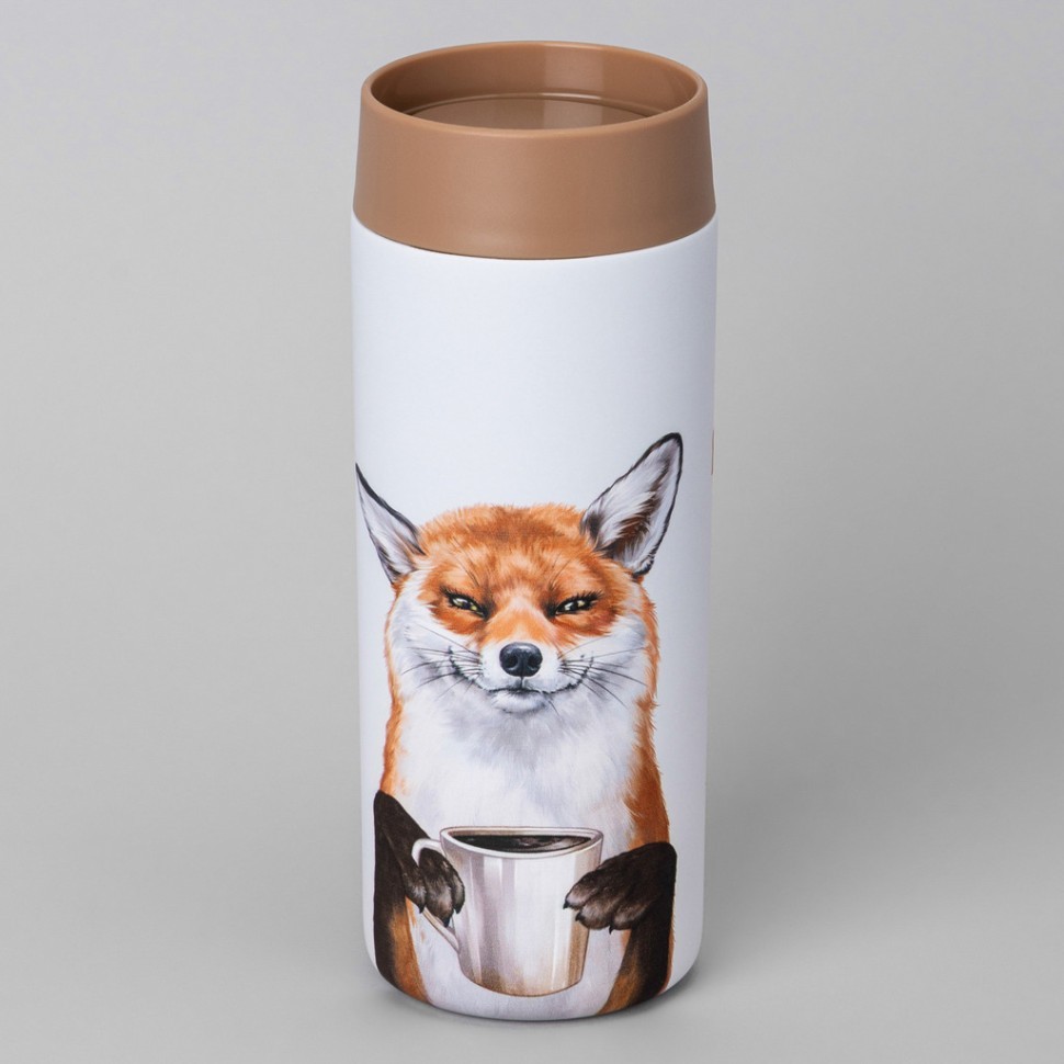 Термокружка foxy 350 мл, колба нерж.сталь 18/10 Agness (798-103)