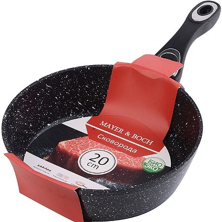 Сотейник алюм.20см мрам/крошка1,39л Mayer&Boch (30710)