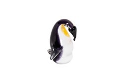 Статуэтка "Пингвин" черно-желтая 9х8,5х11,5 см - TT-00000902