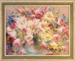 Натюрморт с лилиями (1856)