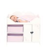 Кроватка-шкаф для кукол серия "Розали", цвет Бьянка (PRT120-03)