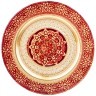 Тарелка «jasmin» red 28 cm без упаковки (мал 6шт) АКСАМ (339-169)