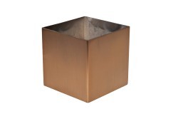 Ваза нерж.ст/мат.бронза 10*10*10см (TT-00015520)