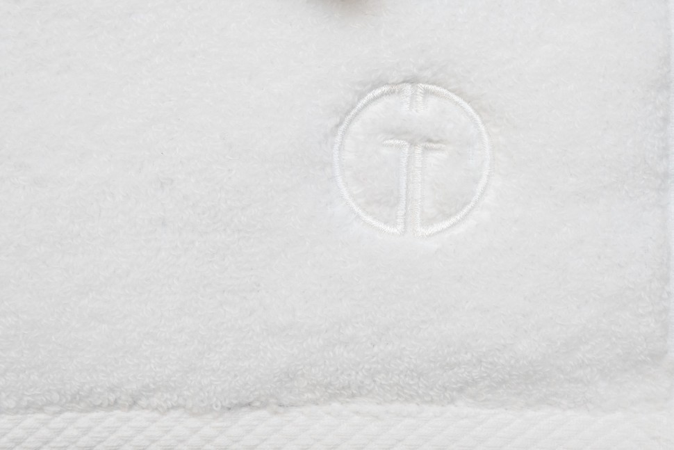 Полотенце Соло хлопок белое 30*50 (TT-00015156)