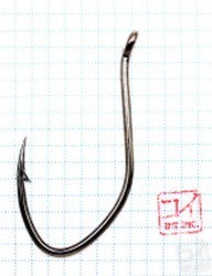 Крючок Koi Cat Fish Hook № 8/0 , BN (3 шт.) KH9183-8/0BN (68874)
