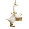 Елочное украшение "гусь" 7х4х11 см Lefard (162-1303)