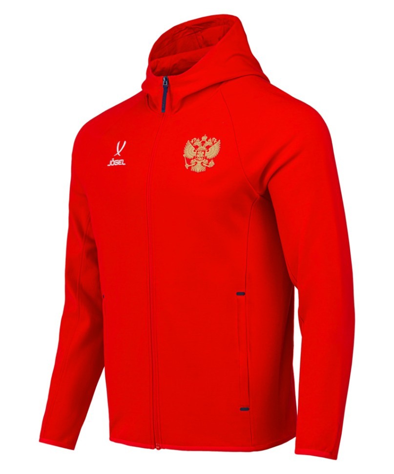 Худи на молнии JOGEL NATIONAL Essential Hooded FZ Jacket, красный (2111409)